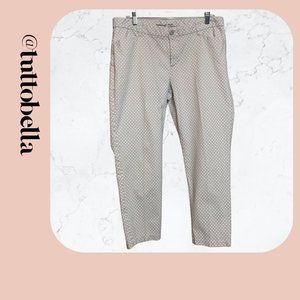 The Gap Slim City Print Khaki Size 14